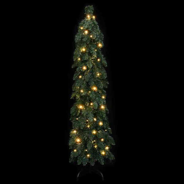vidaXL Arbre de No&euml;l artificiel pr&eacute;-&eacute;clair&eacute; avec 80 LED 150 cm