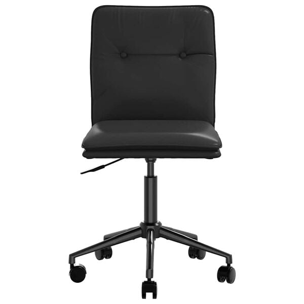 vidaXL Chaises &agrave; manger lot de 6 noir similicuir