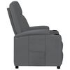 vidaXL Fauteuil inclinable Anthracite Similicuir