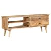 vidaXL Meuble TV 140x30x50 cm Bois de manguier massif