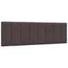 vidaXL Cadre de lit sans matelas Hanko marron fonc&eacute; 160x200 cm tissu