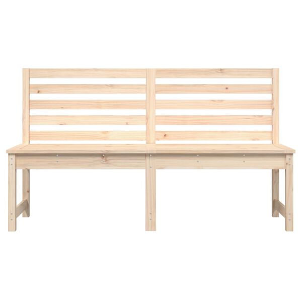 vidaXL Banc de jardin 157,5 cm bois massif de pin