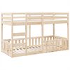 vidaXL Lit superpos&eacute; 80x200 cm Bois de pin massif