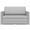 vidaXL Canap&eacute;-Lit 110cm Gris nuage tissu