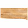 vidaXL Dessus de table &agrave; bord vivant 70x40x2,5 cm bois massif manguier