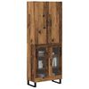 vidaXL Haut Armoire 2 pcs Bois Ancien 69,5 x 34 x 180 cm