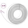 vidaXL Bordures de jardin 4 pcs gris 10 m 10 cm polyéthylène