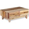 vidaXL Table basse Bois de r&eacute;cup&eacute;ration massif