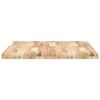 vidaXL Dessus de table rectangulaire 100x80x4 cm bois massif d'acacia
