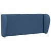 vidaXL Oreille de t&ecirc;te de lit Bleu 40 x 23 x 6 cm tissu