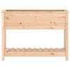 vidaXL Jardini&egrave;re avec &eacute;tag&egrave;re 111,5x34,5x81 cm Bois massif de pin