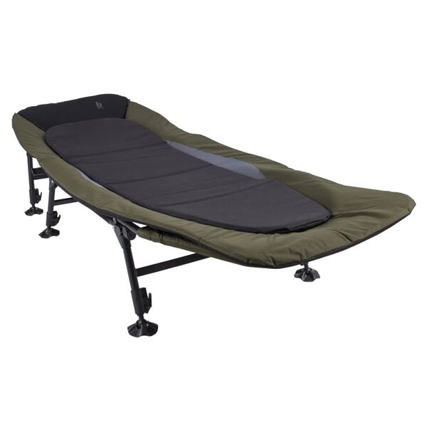 Bo-Camp Chaise longue de p&ecirc;che Sturgeon Noir et vert