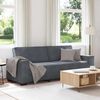 vidaXL Canapé à 3 places Gris foncé 180 cm Velours
