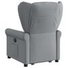 vidaXL Fauteuil inclinable Gris clair Tissu