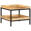 vidaXL Table d'appoint Marron 55 x 55 x 45 cm Bois de mangue massif
