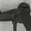 vidaXL Robinet de Douche Mixer Noir G 1 / 2 pouces