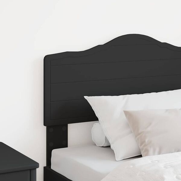 vidaXL T&ecirc;te de lit avec t&ecirc;te de lit Ch&ecirc;ne noir 75 cm Bois d'ing&eacute;nierie
