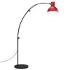 vidaXL Lampadaire 25 W rouge d&eacute;lav&eacute; 150 cm E27