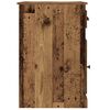 vidaXL Bureau Bois Ancien 50 x 115 x 75 cm Bois d'ing&eacute;nierie
