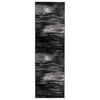 vidaXL Tapis Couloir FLORNES Tiss&eacute; Noir Pinceaux 67 x 150 cm PP 7 mm