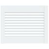 vidaXL Porte d'armoire &agrave; persiennes blanc 39,5x49,4 cm pin massif