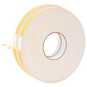 vidaXL Ruban adh&eacute;sif en mousse 2 pc Blanc 15mm x 10m Mousse CR