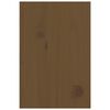 vidaXL Support de moniteur Marron miel 81x20x30 cm Bois de pin solide