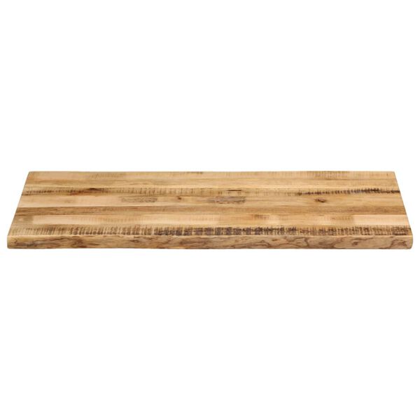 vidaXL Dessus de table bord vivant 100x60x3,8 cm bois de manguier brut