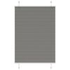 vidaXL Store pliss&eacute; anthracite 85x100 cm largeur du tissu 84,4 cm