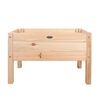 Esschert Design Lit sur&eacute;lev&eacute; pour enfants 65 L Naturel