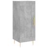 vidaXL Buffet haut Gris b&eacute;ton 34,5x34x180 cm Bois d'ing&eacute;nierie