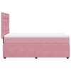 vidaXL Sommier &agrave; lattes de lit et matelas Rose 80x200 cm Velours