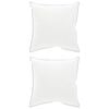 vidaXL Oreiller 2 pcs 65 x 65 cm Laine australienne Blanc