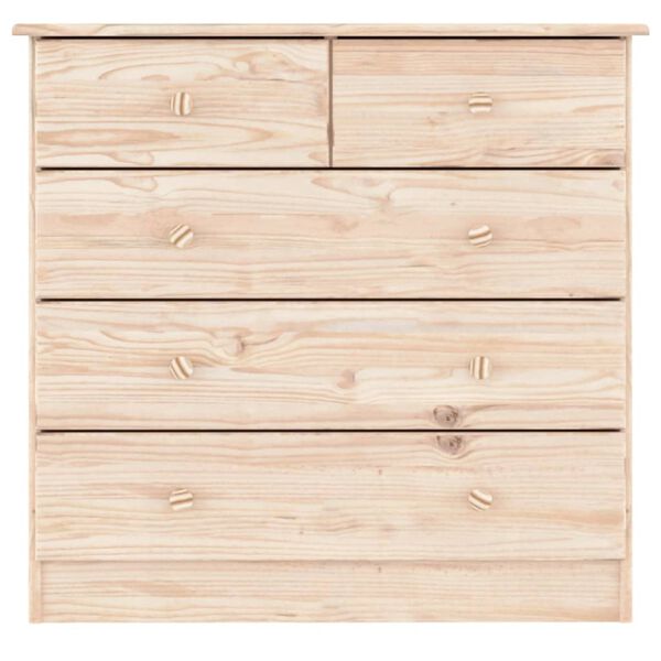 vidaXL Commode ALTA 77x35x73 cm bois massif de pin