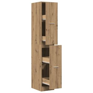 vidaXL Armoire d'apothicaire ch&ecirc;ne artisanal bois d'ing&eacute;nierie