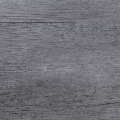 vidaXL Dalles de plancher PVC 5,02 m² 2 mm autoadhésif gris bois mat