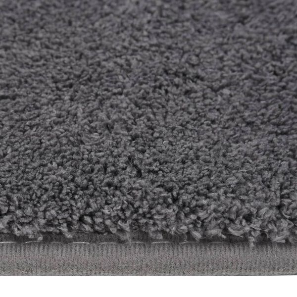 vidaXL Tapis peluche Anthracite 300x200 cm
