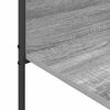 vidaXL Porte-vêtements Gris 120 x 44 x 160 cm Bois d'ingénierie