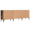 vidaXL Meuble TV chêne fumé 150x30x50 cm bois d'ingénierie