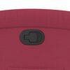 vidaXL Fauteuil inclinable Rouge bordeaux Velours