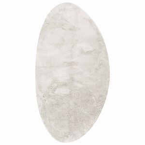 vidaXL Tapis de surface HUARTE Cr&egrave;me 100 x 200 cm Polyester