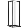 vidaXL Portant de bois de chauffage avec base Noir 37x37x113 cm Acier