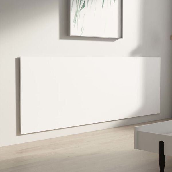 vidaXL T&ecirc;te de lit murale Blanc 240x1,5x80 cm Bois d'ing&eacute;nierie