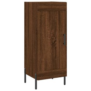 vidaXL Buffet Ch&ecirc;ne marron 34,5x34x90 cm Bois d'ing&eacute;nierie