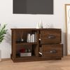 vidaXL Meuble TV ch&ecirc;ne marron 73x35,5x47,5 cm bois d'ing&eacute;nierie