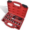 vidaXL Ensemble de couteau de si&egrave;ge d'injecteur diesel 17 pcs
