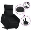 vidaXL Fauteuil inclinable &eacute;lectrique noir similicuir
