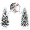 vidaXL Sapin de Noël Artificiel à Branches Articulées Blanc 120 cm