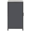 vidaXL Rangement de cuisine Anthracite 60 x 50 x 92 cm Acier
