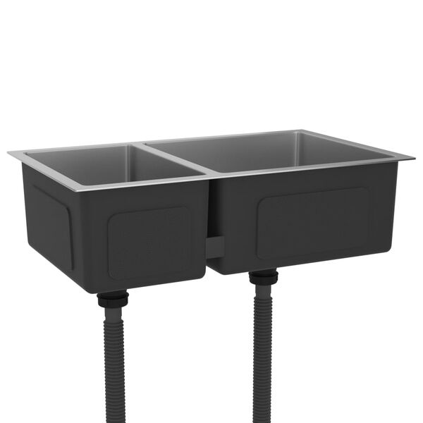 vidaXL &Eacute;vier de cuisine Acier inoxydable